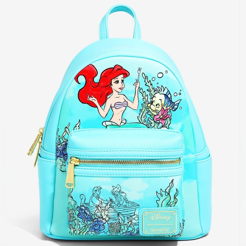 Loungefly Disney The Little Mermaid Kiss the Girl Mini Backpack